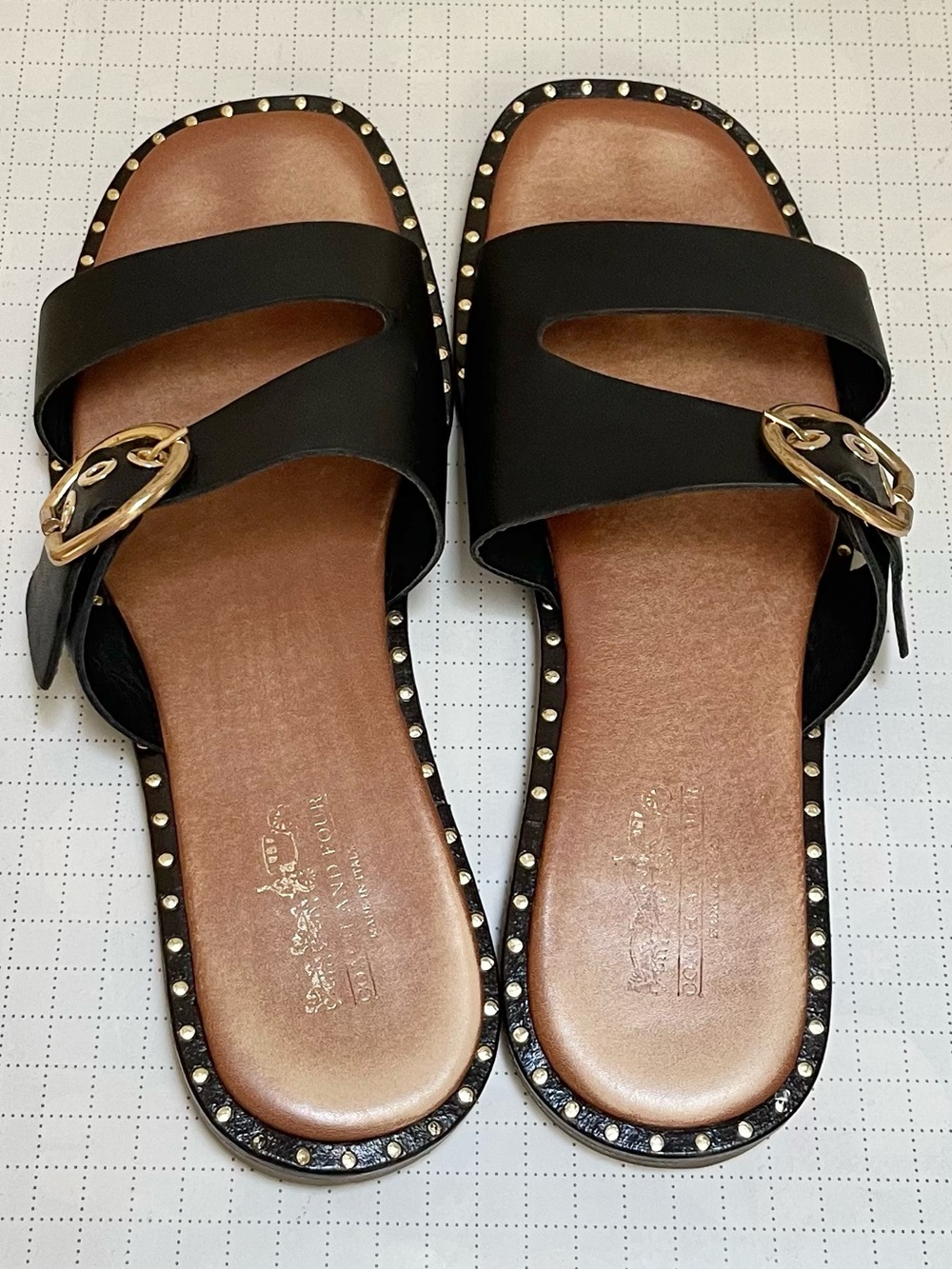 Coach and Four Aquila slide sandals - Picture 6 of 14